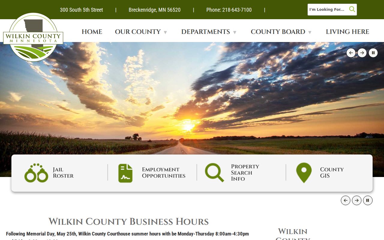 Wilkin County court docket public records source